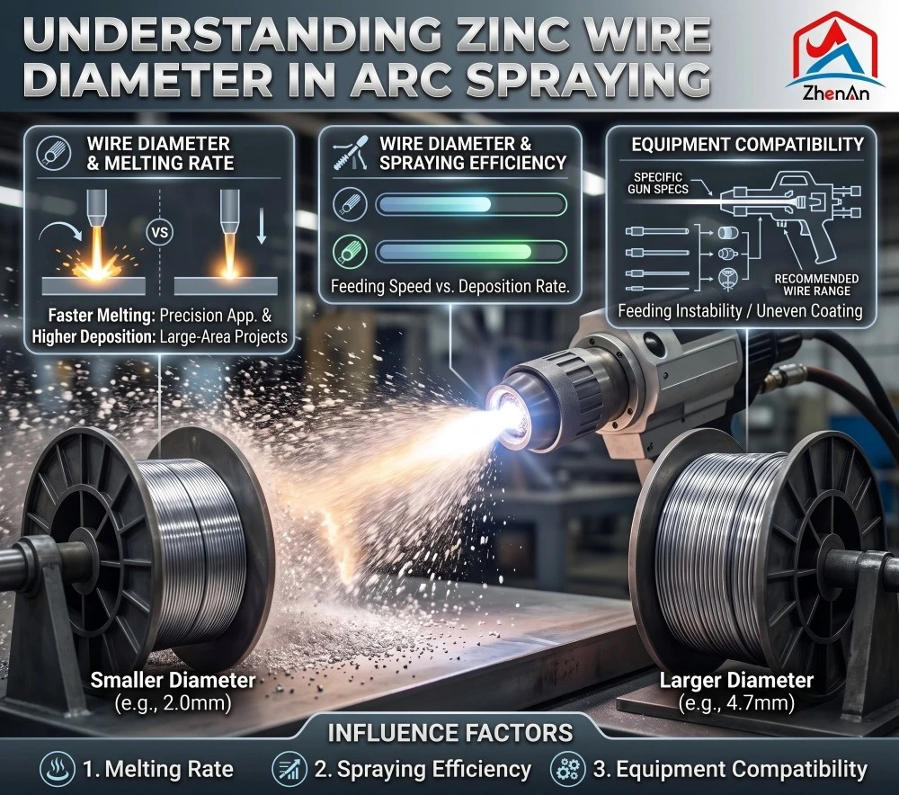 Why Does Zinc Wire Diameter Matter In Thermal Spraying Why Does Zinc Wire Diameter Matter In Thermal Spraying
